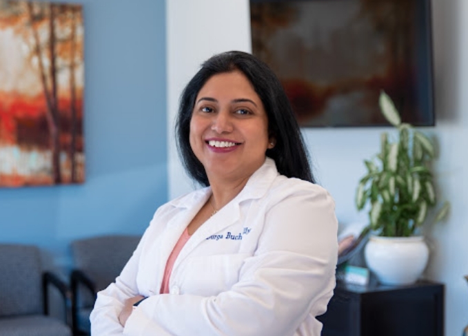 Bedford Texas dentist Doctor Durga Buchupally smiling